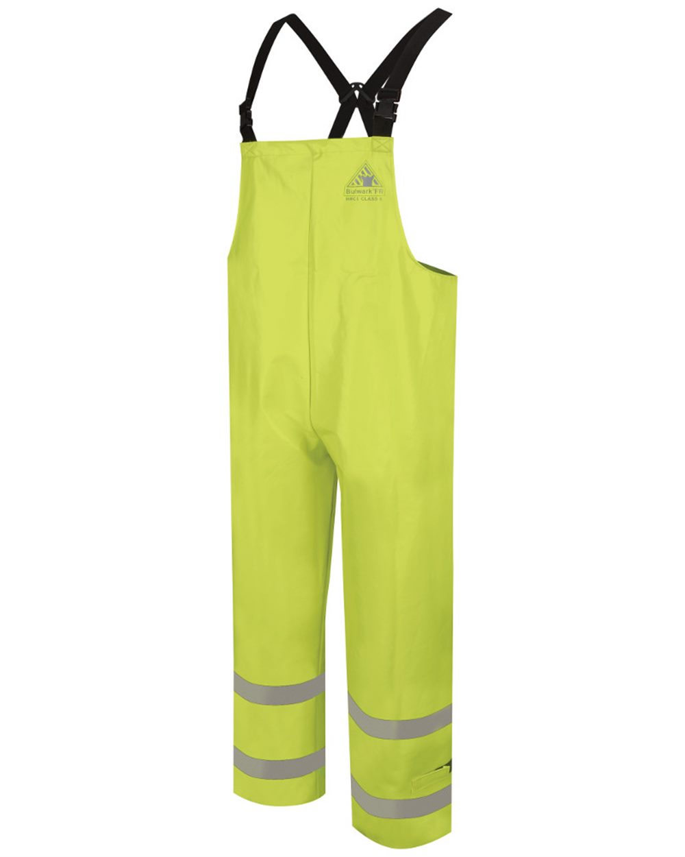 Hi-Visibility Flame-Resitant Rain Bib Overall 13 oz
