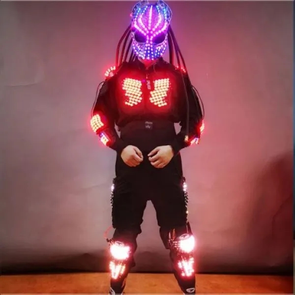 Interactive LED Robot Costume for Parties and Events 7