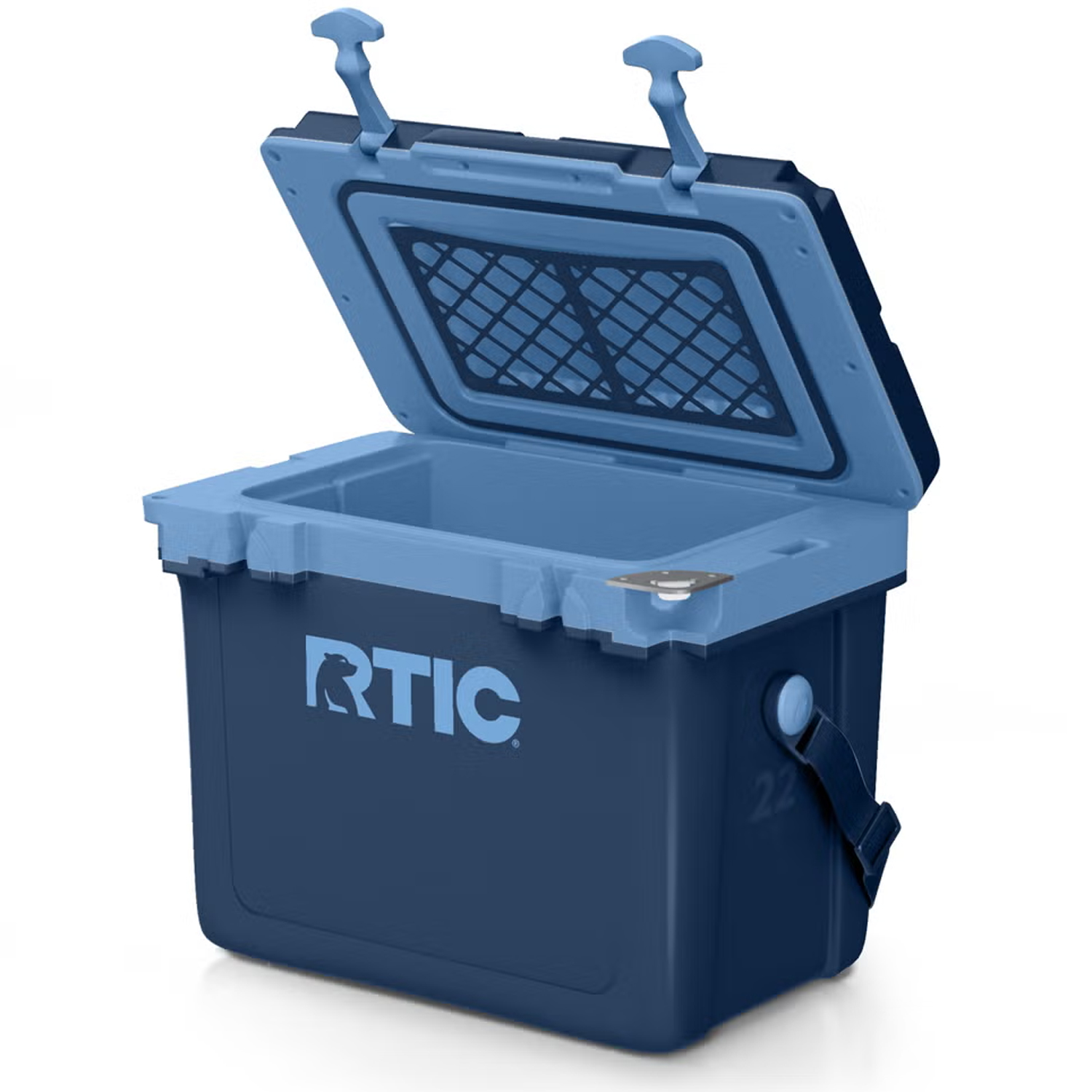 22 QT RTIC® Insulated Ultra-Light Hard Cooler Ice Chest (19.5" x 15.75") 7