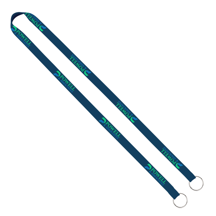 1/2" Sublimated Dual-Sided Lanyard with Double Clips 6