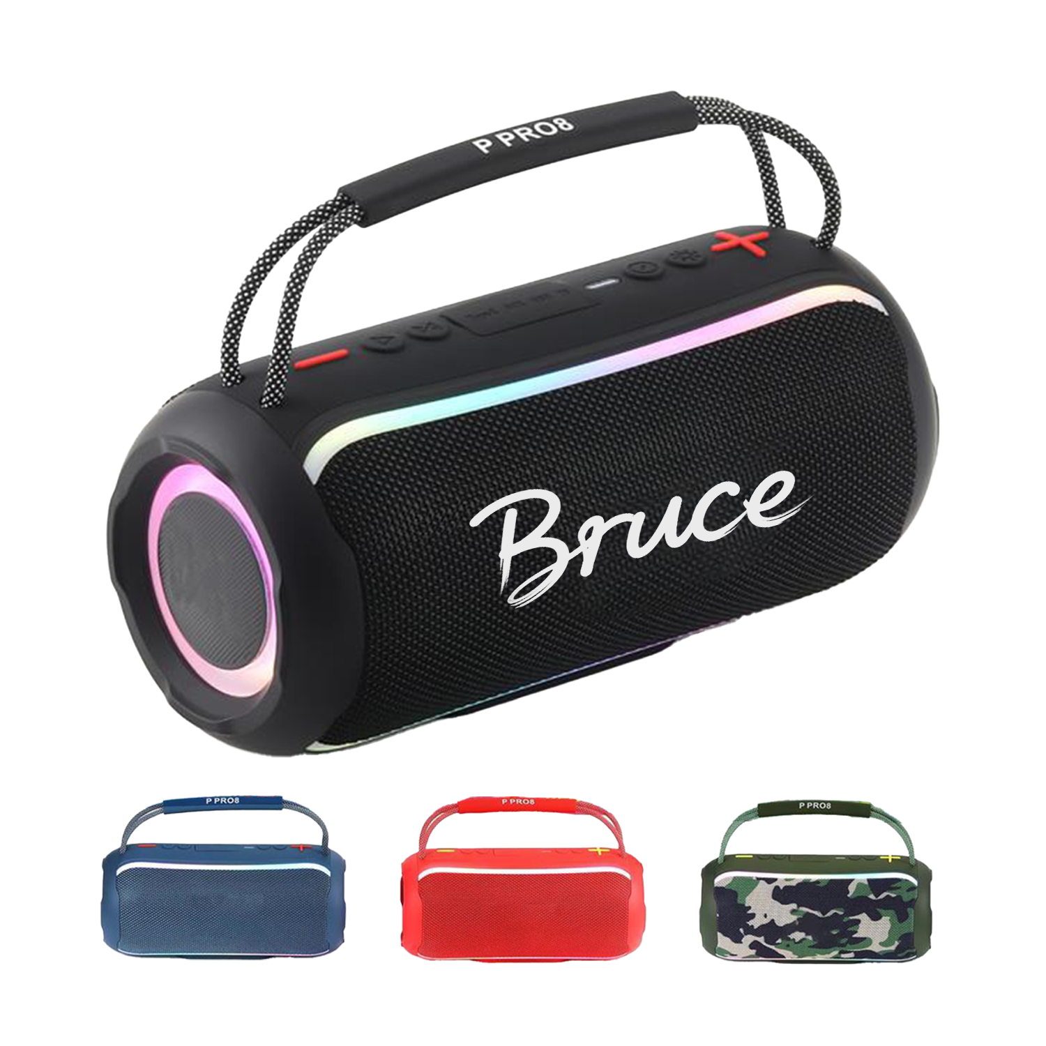 20W RGB Waterproof Wireless Bluetooth Speaker 8