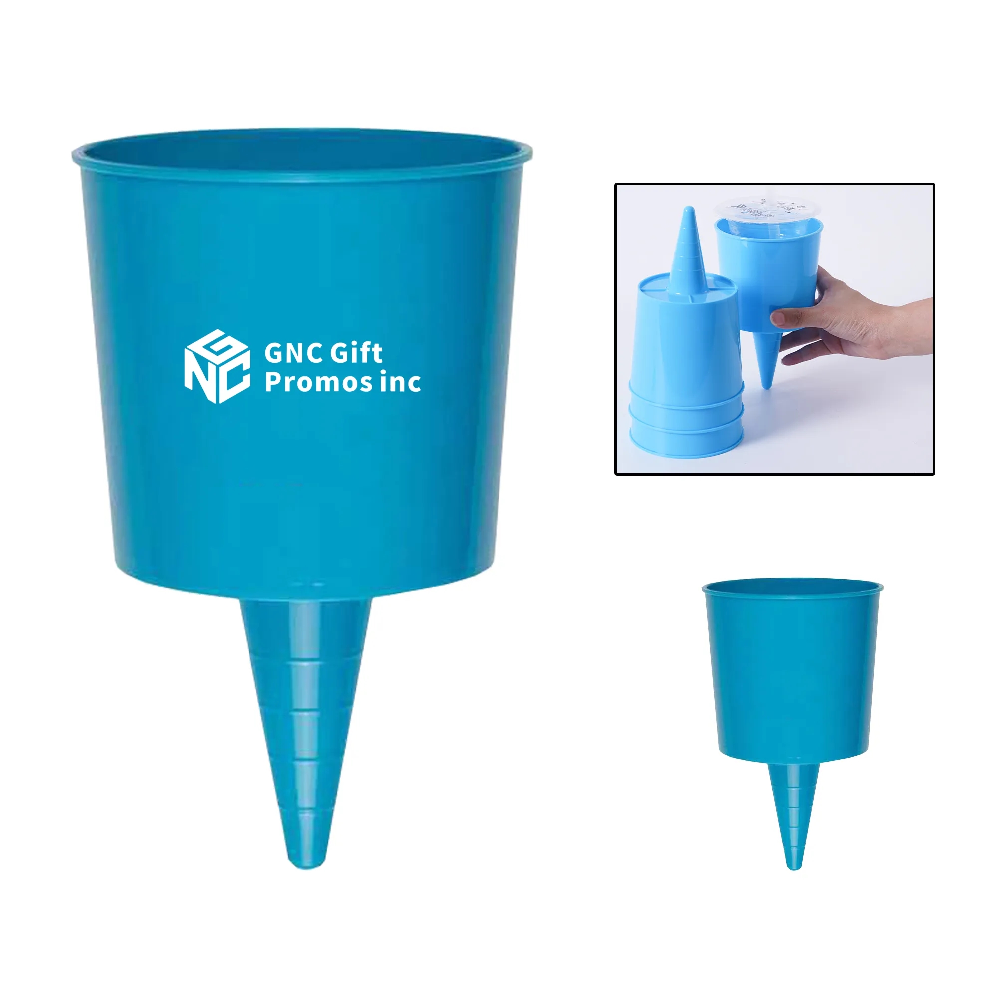 Versatile Cup Holder for Outdoor Beach and Camping 3.5" x 3" 2