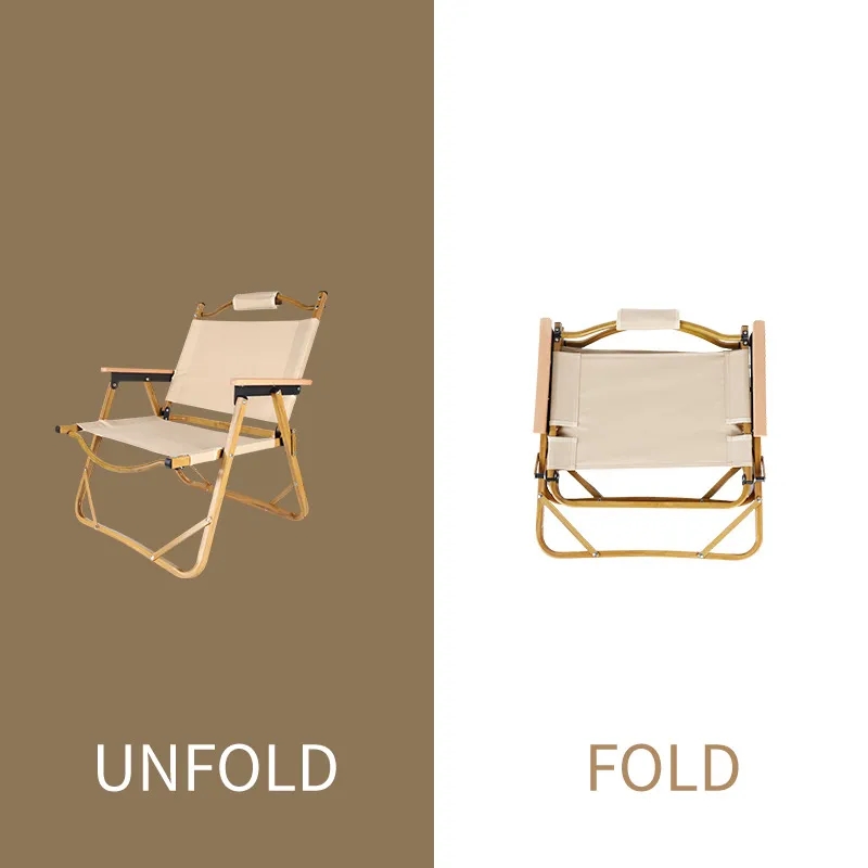 Outdoor Furniture Kermit Aluminum Portable Folding Chair 4