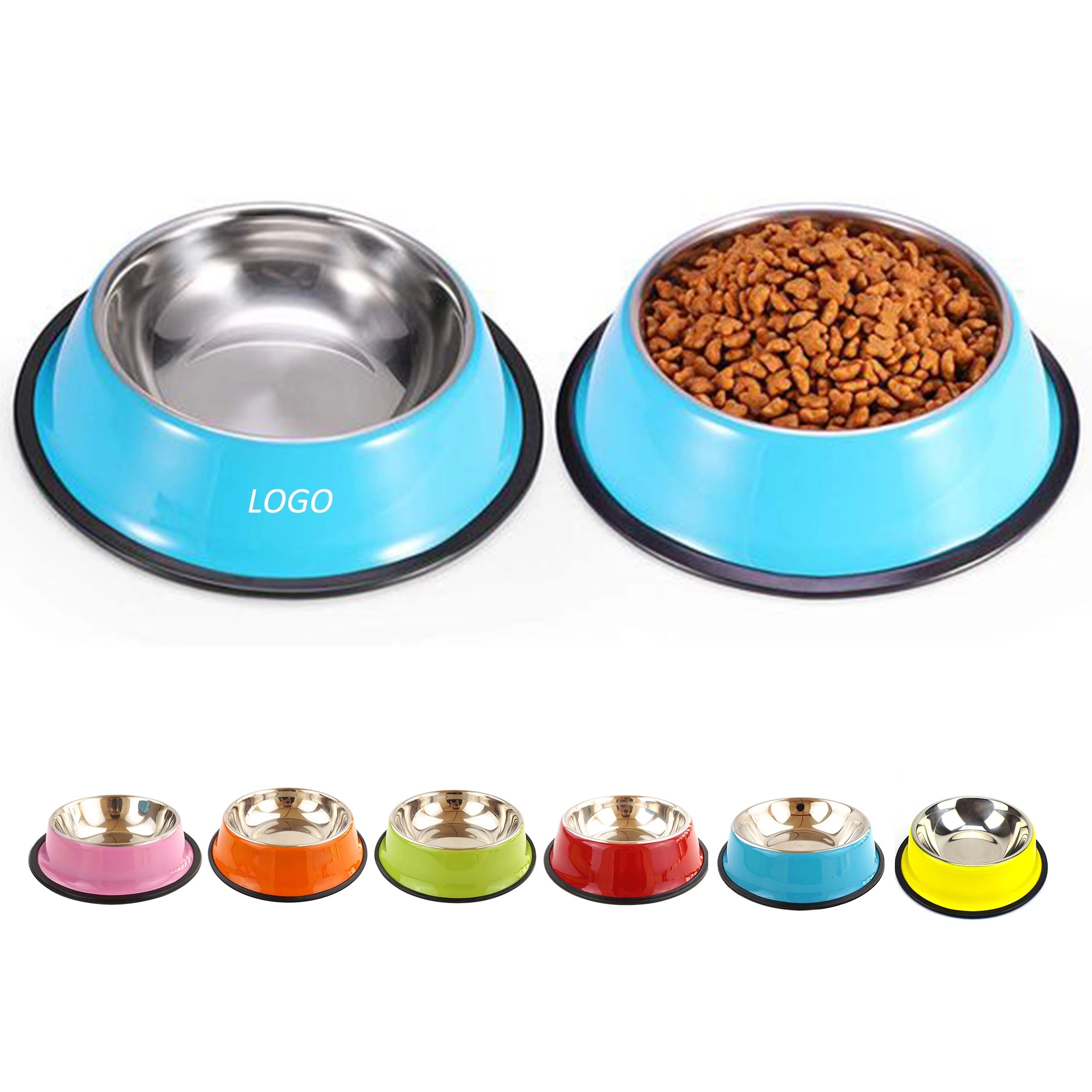Durable Stainless Steel Pet Dog Bowl 3
