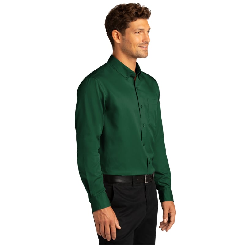 Port Authority Long Sleeve SuperPro React Twill Shirt. 99