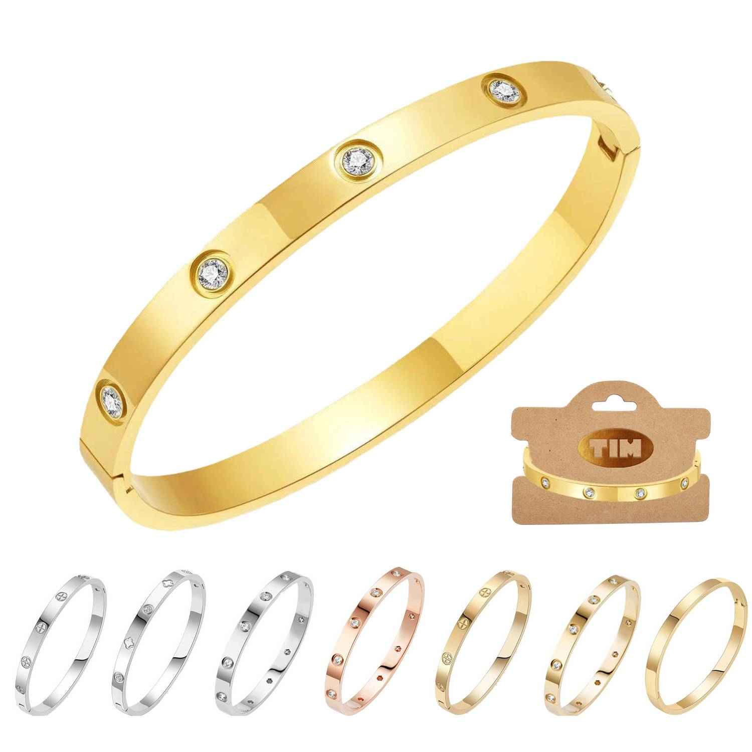 18K Gold Plated Love Friendship Bracelet 1