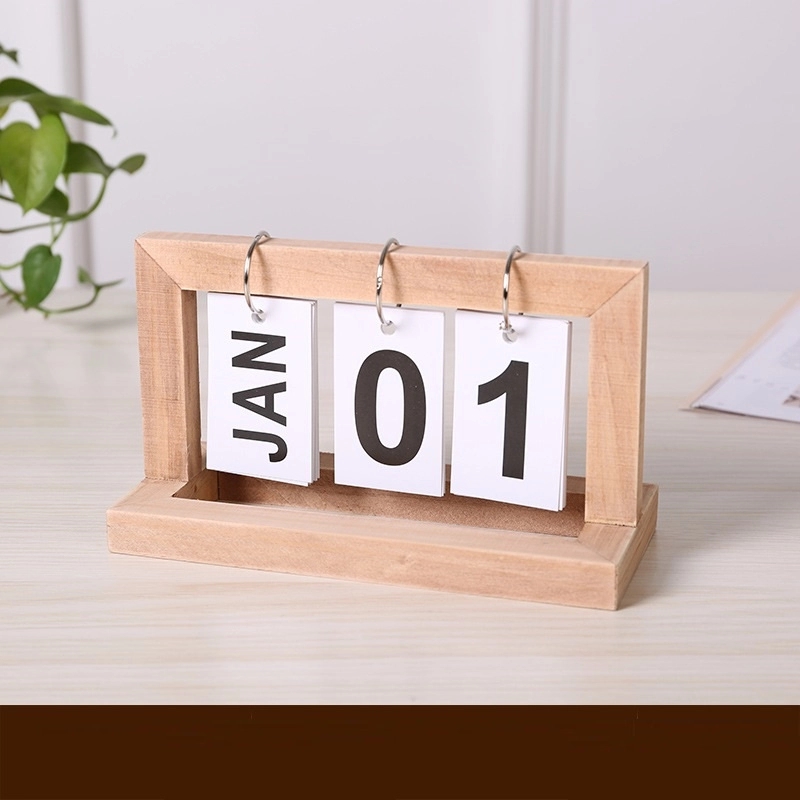 2023 Wooden Desk Calendar 1
