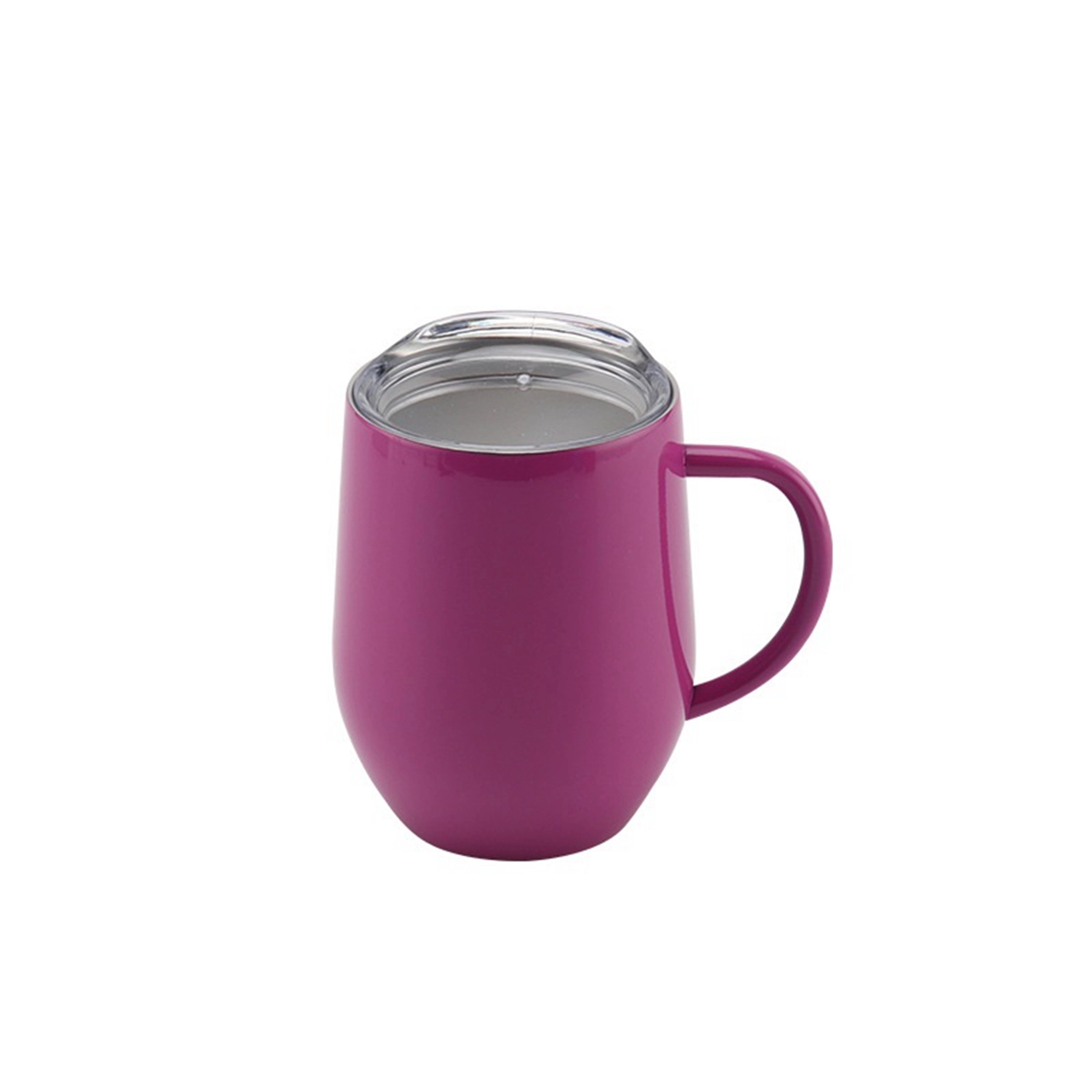 12oz Stainless Steel Mug with Lid and Handle 13