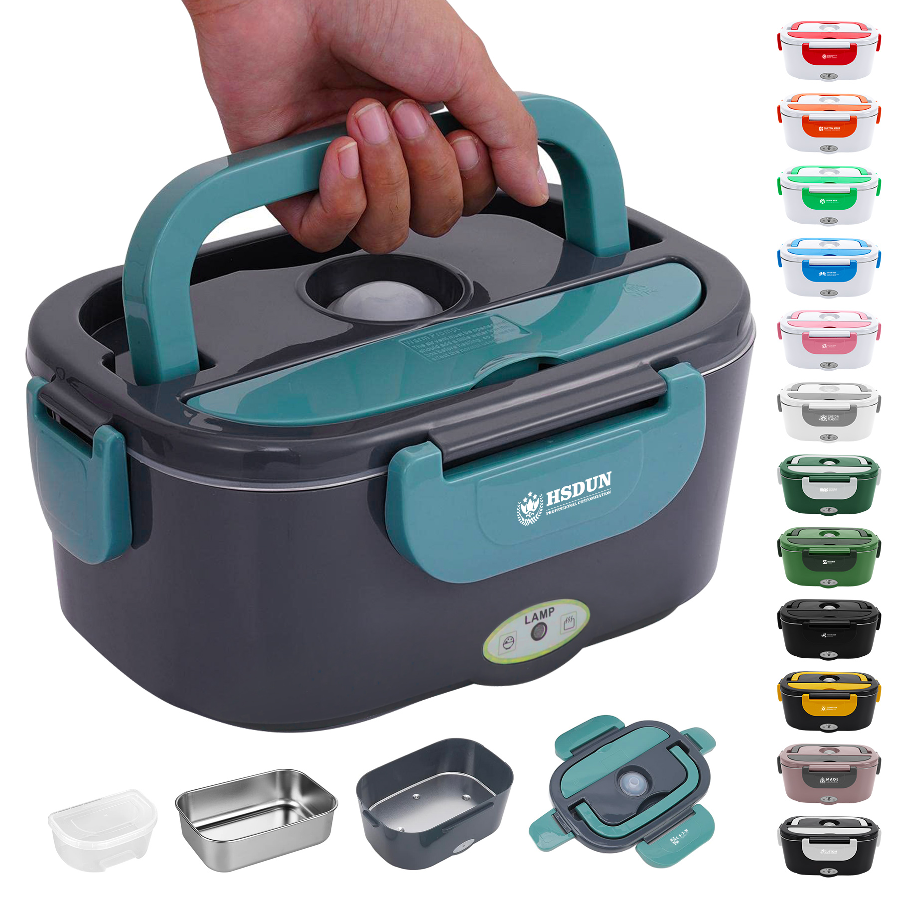 12V/110V Portable Electric Heated Lunch Box 17