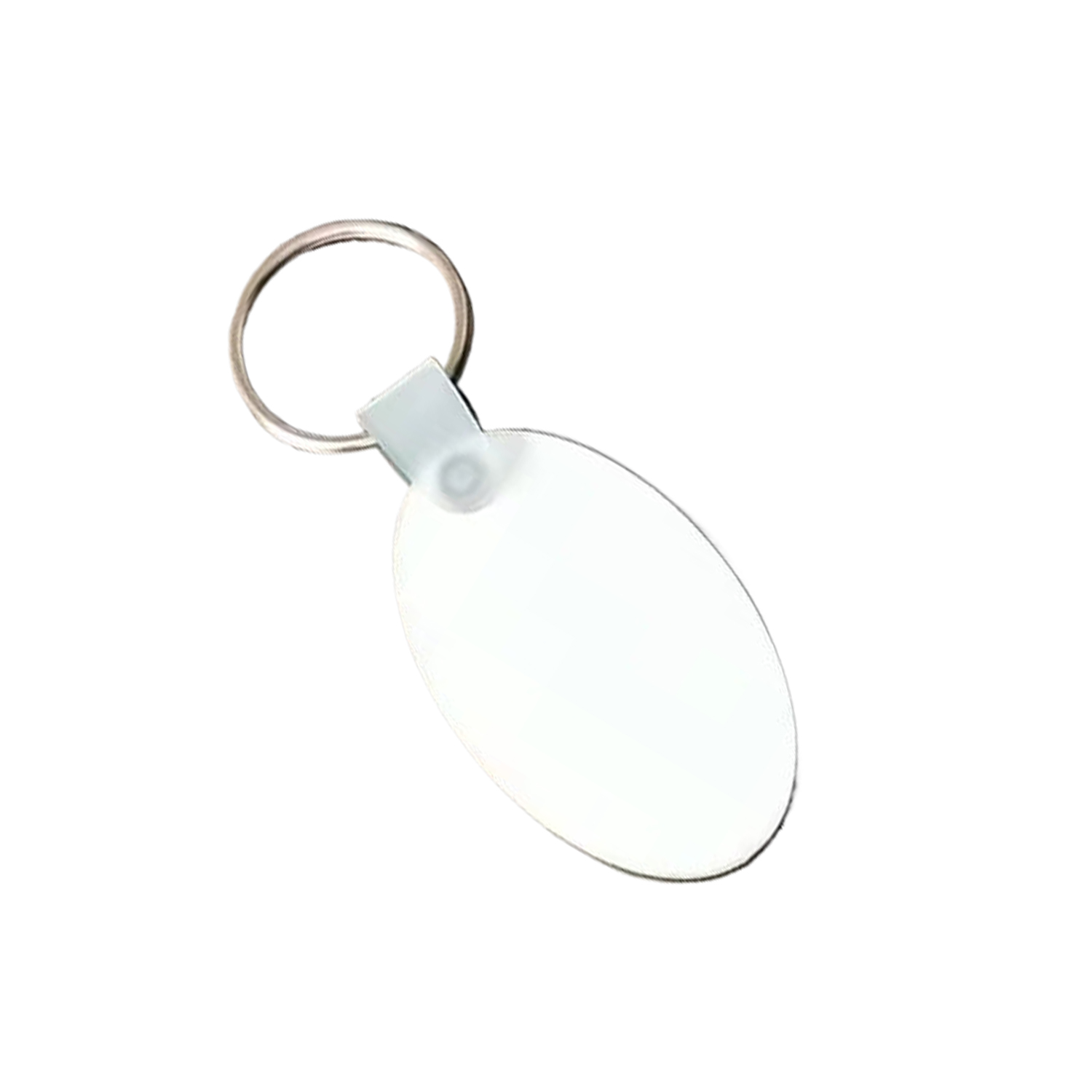Oval Shape MDF Keychain 2