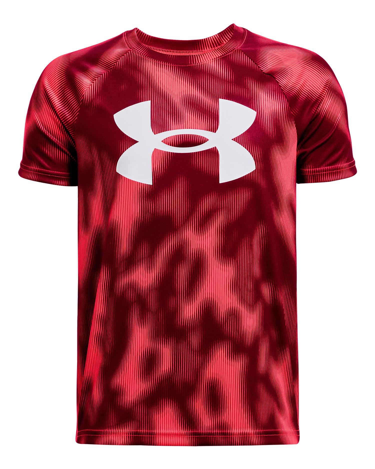 UA Tech Big Logo Printed Boys' Short Sleeve 21