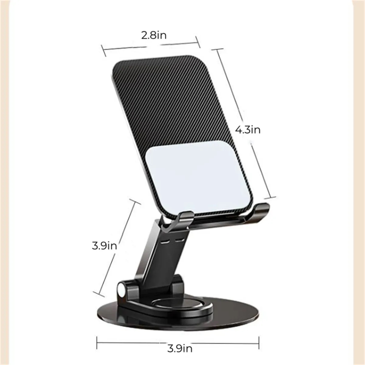 Rotating Height Adjustable Cell Phone Stand for Desk 4