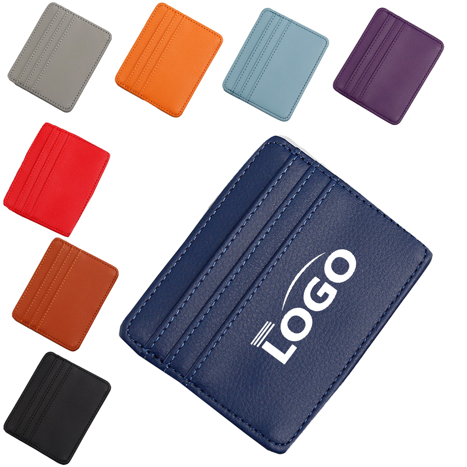PU Leather Card Holder Wallet 2