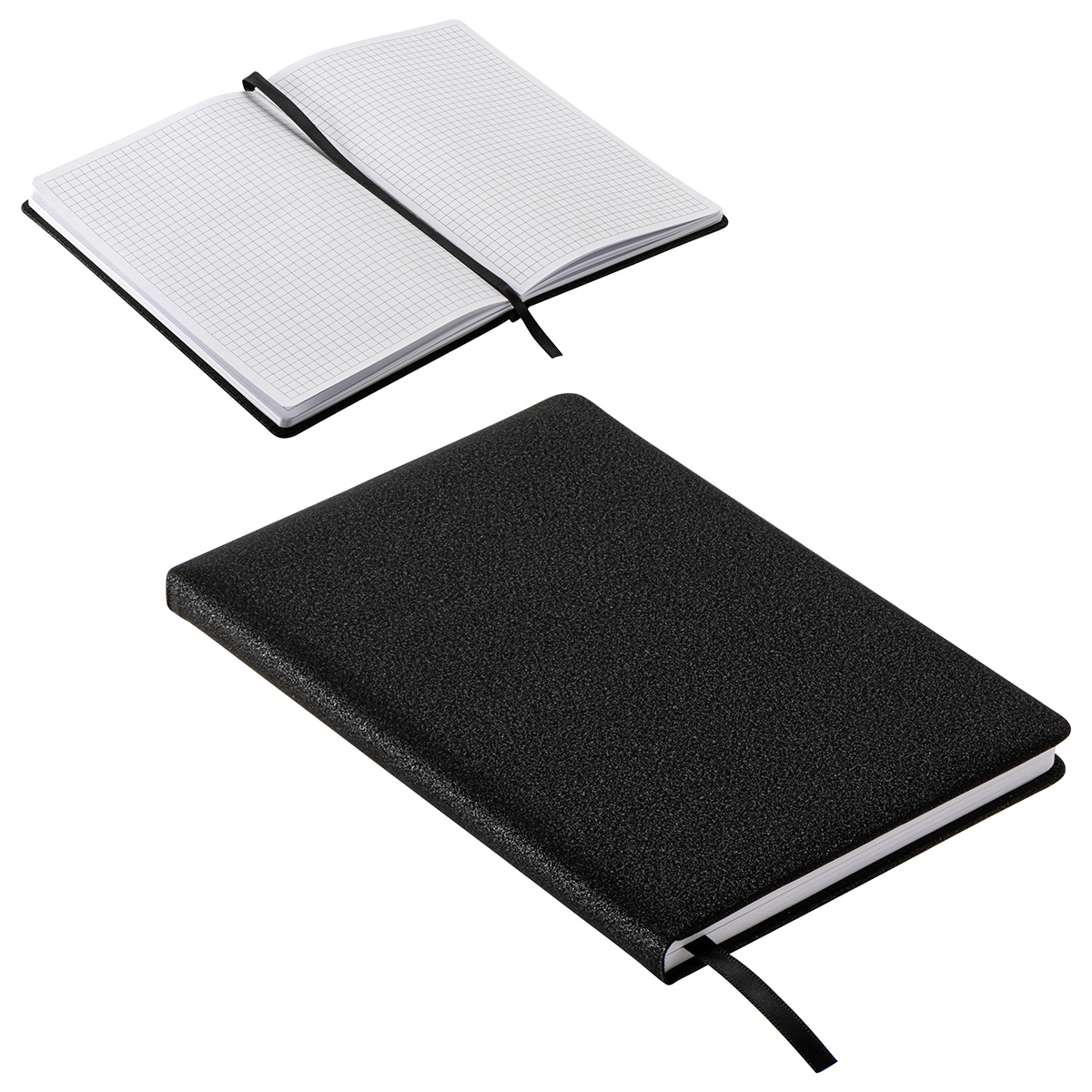 Draftsman Padded Hardcover Journal with Grid-Lined Paper 4