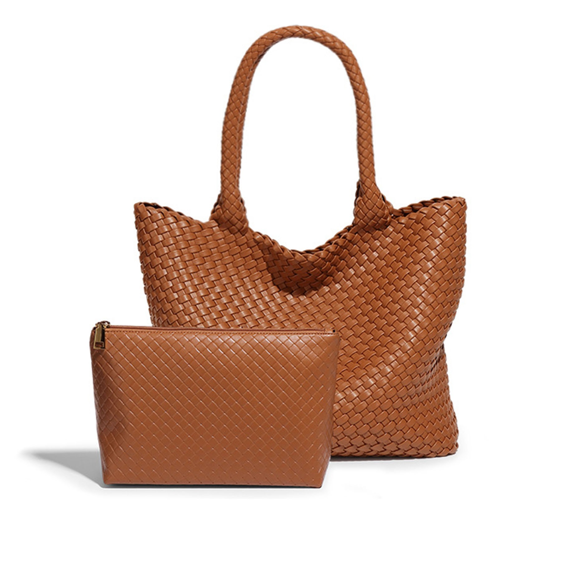 Woven Leather Handbag 5