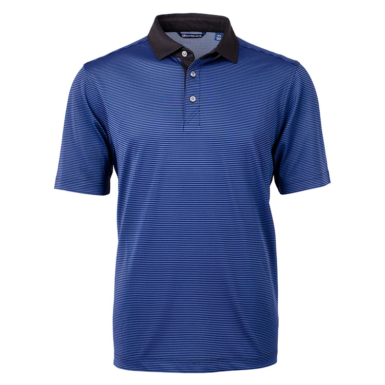 Cutter and Buck Virtue Eco Pique Micro Stripe Recycled Polo 7