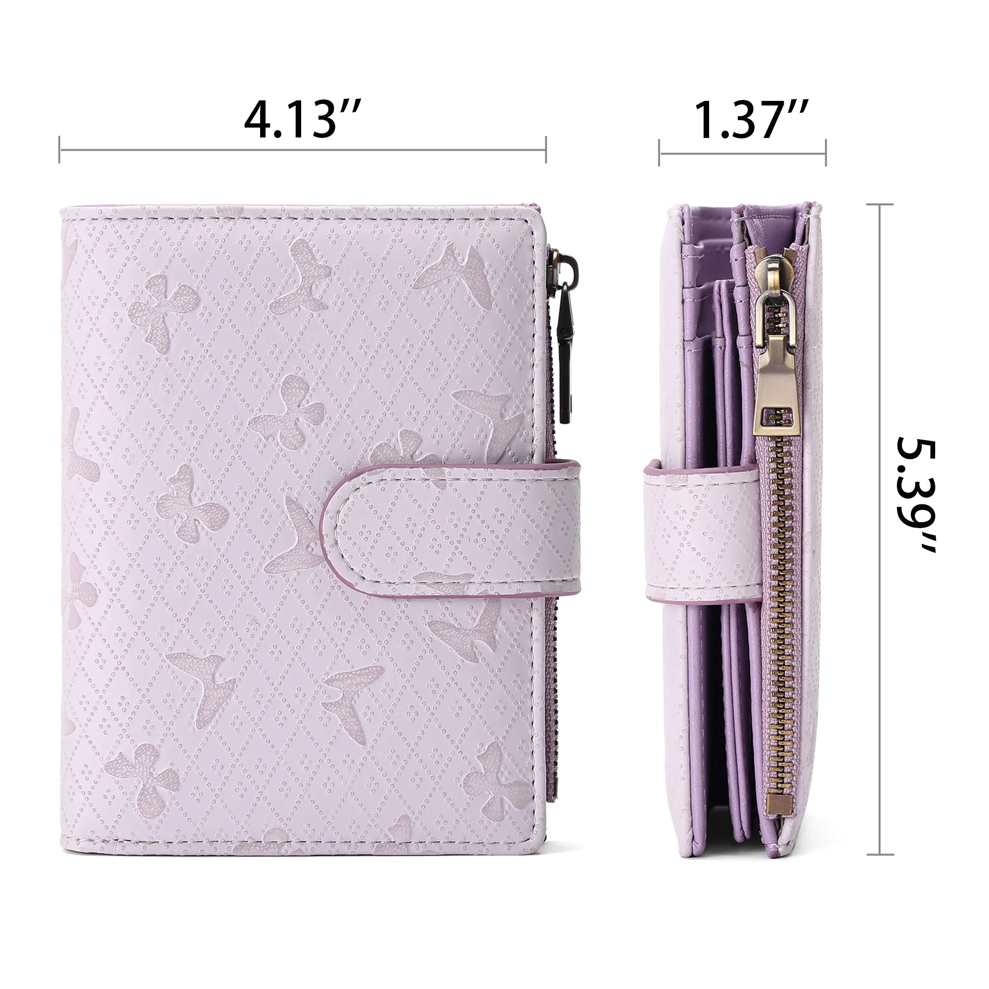 Genuine Leather Wallet RFID Blocking Multi Card Holder 2