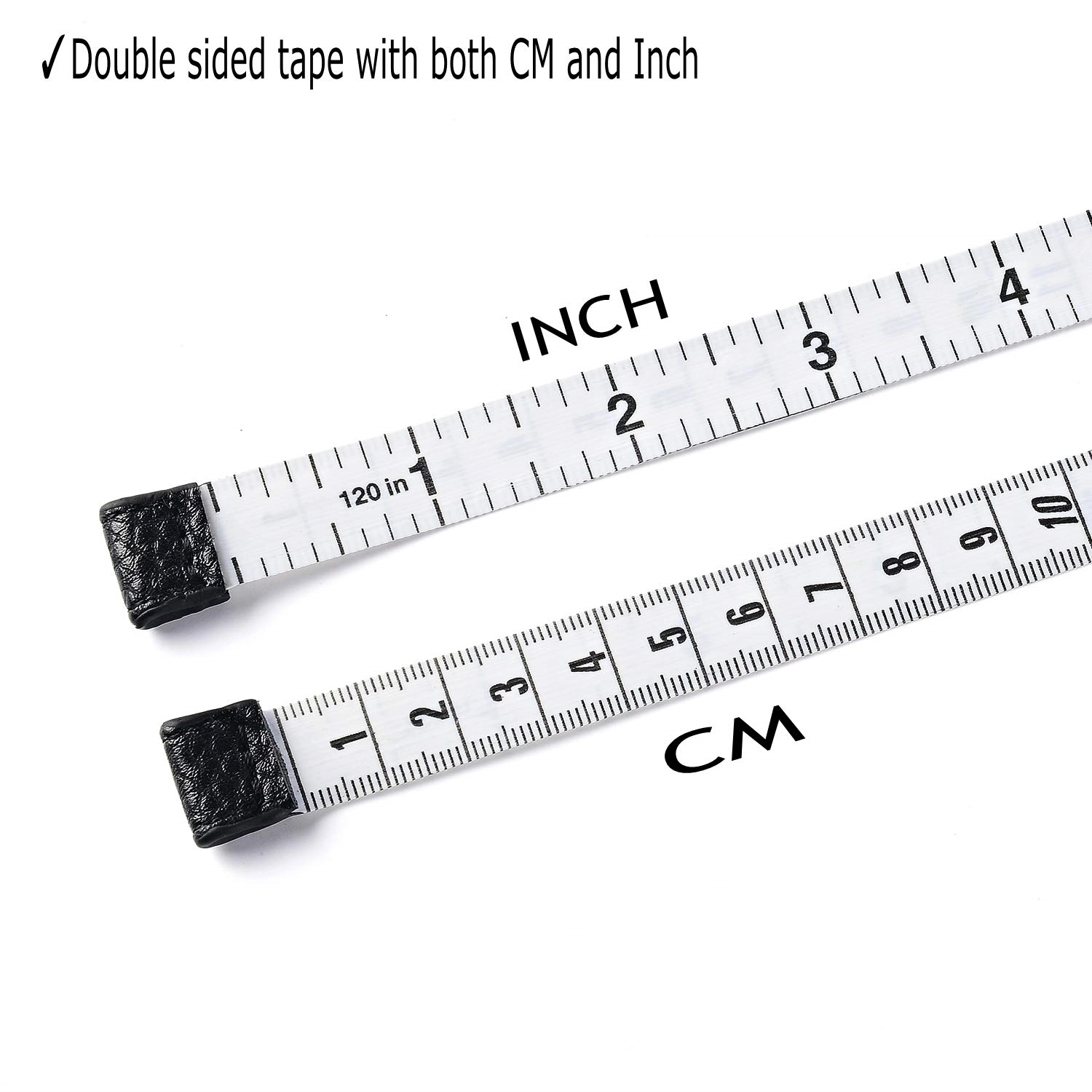 60In Pu Mini Tape Measure Vintage Style 3