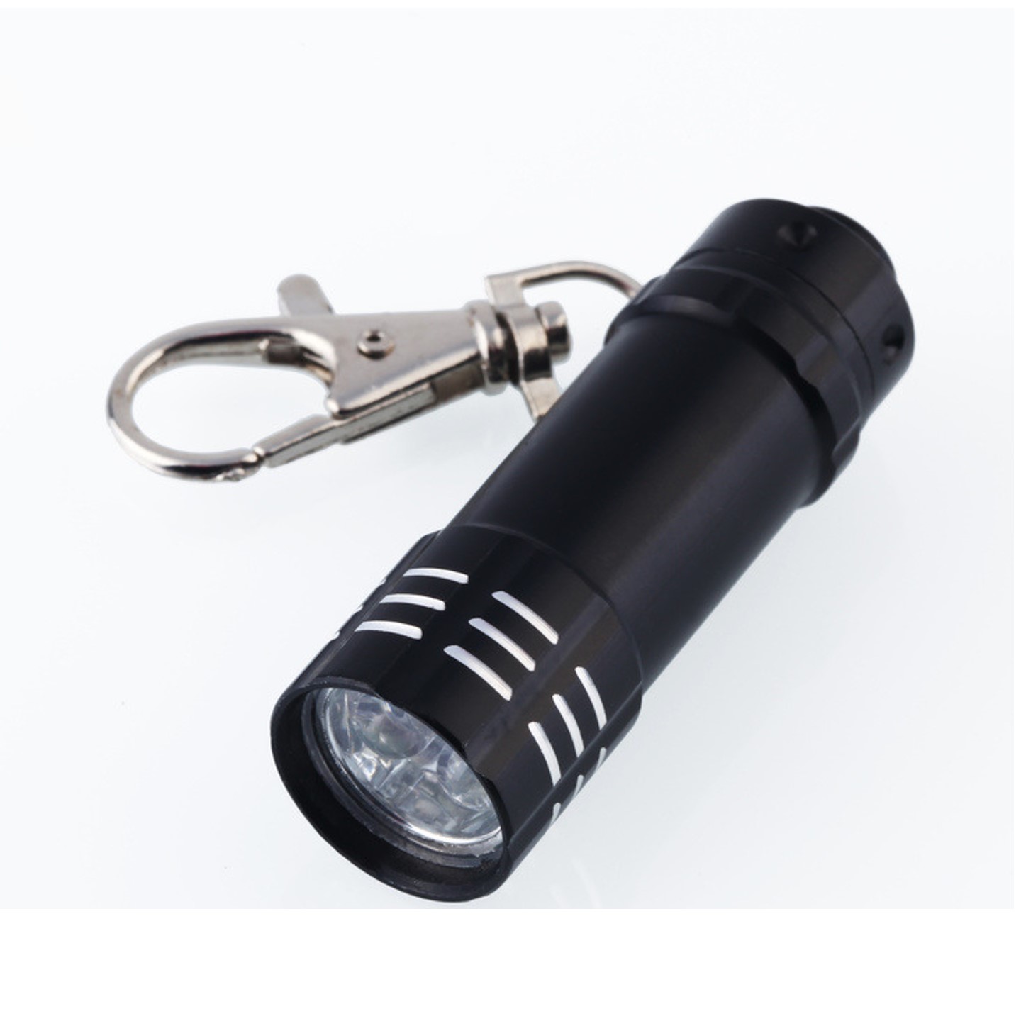 Aluminum Mini 3 LED Flashlights Keychain 4
