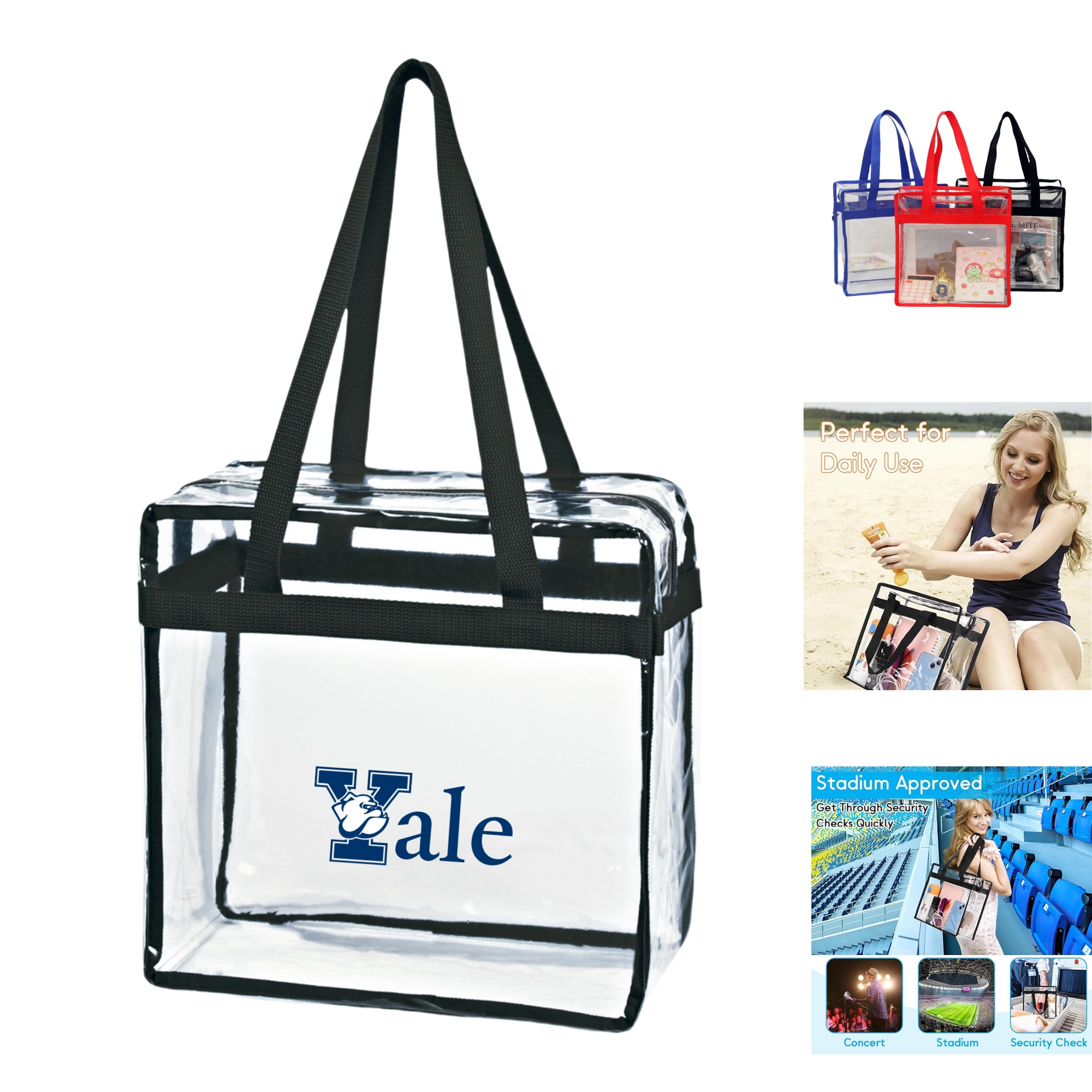 Stadium Approved Clear EVA Tote Bag 2