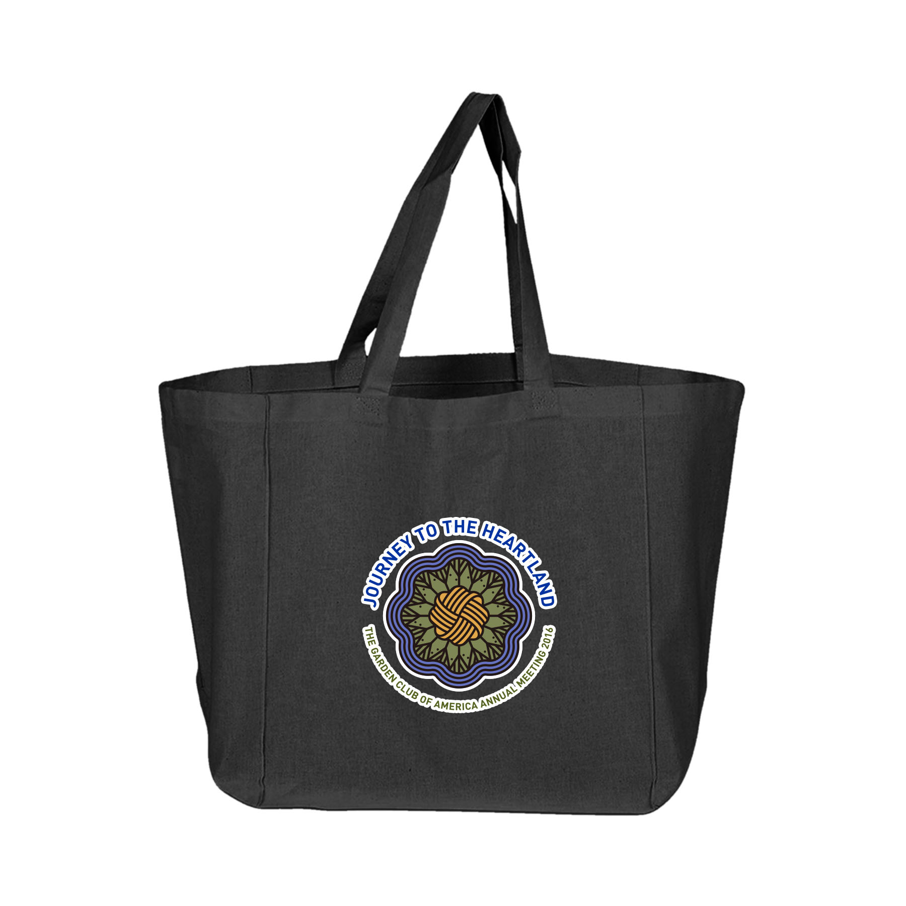 6 oz. 100% Cotton Sheeting Grocery Tote Bag/w Bottom Gusset 3