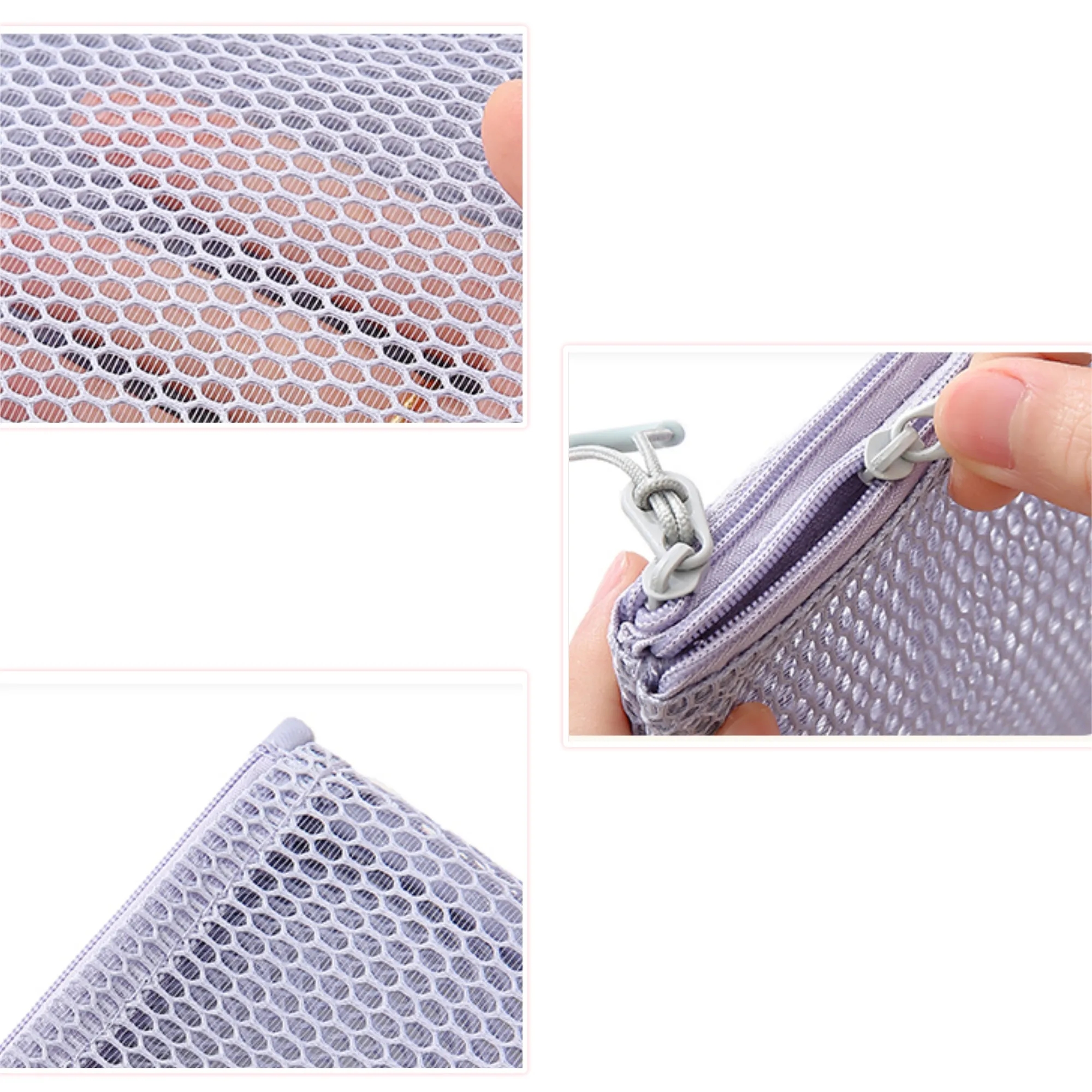 Portable Mesh Organizer Pouch Small Items 3