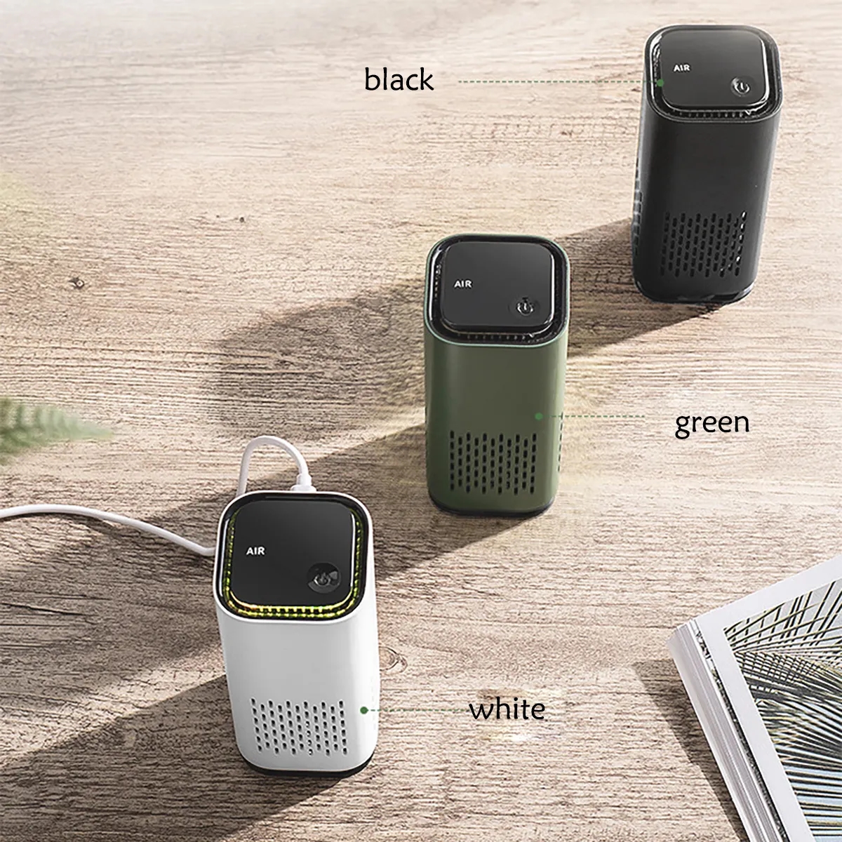 Mini HEPA Car Office Air Purifier 4