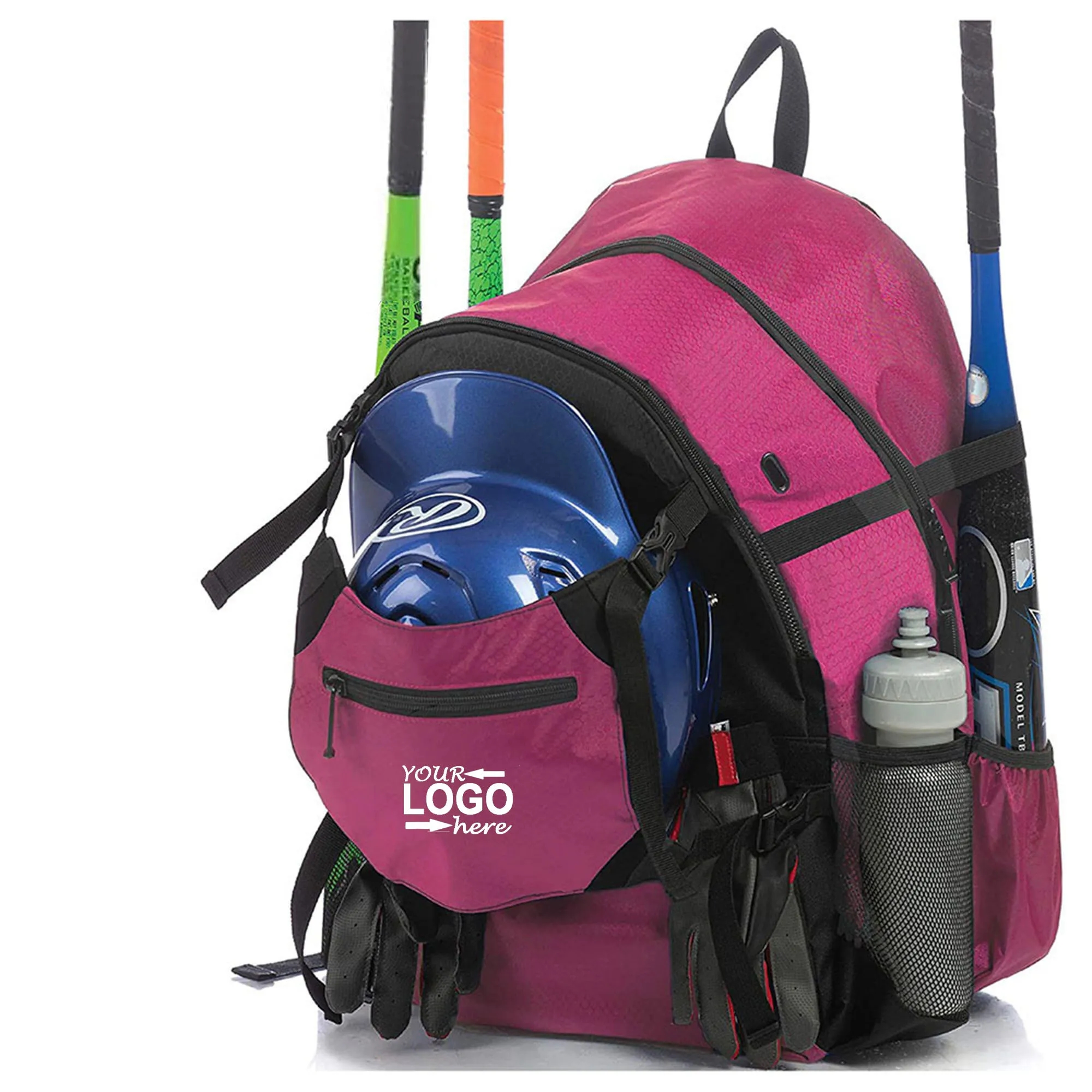Baseball Backpack W/ Helmet Pocket 2