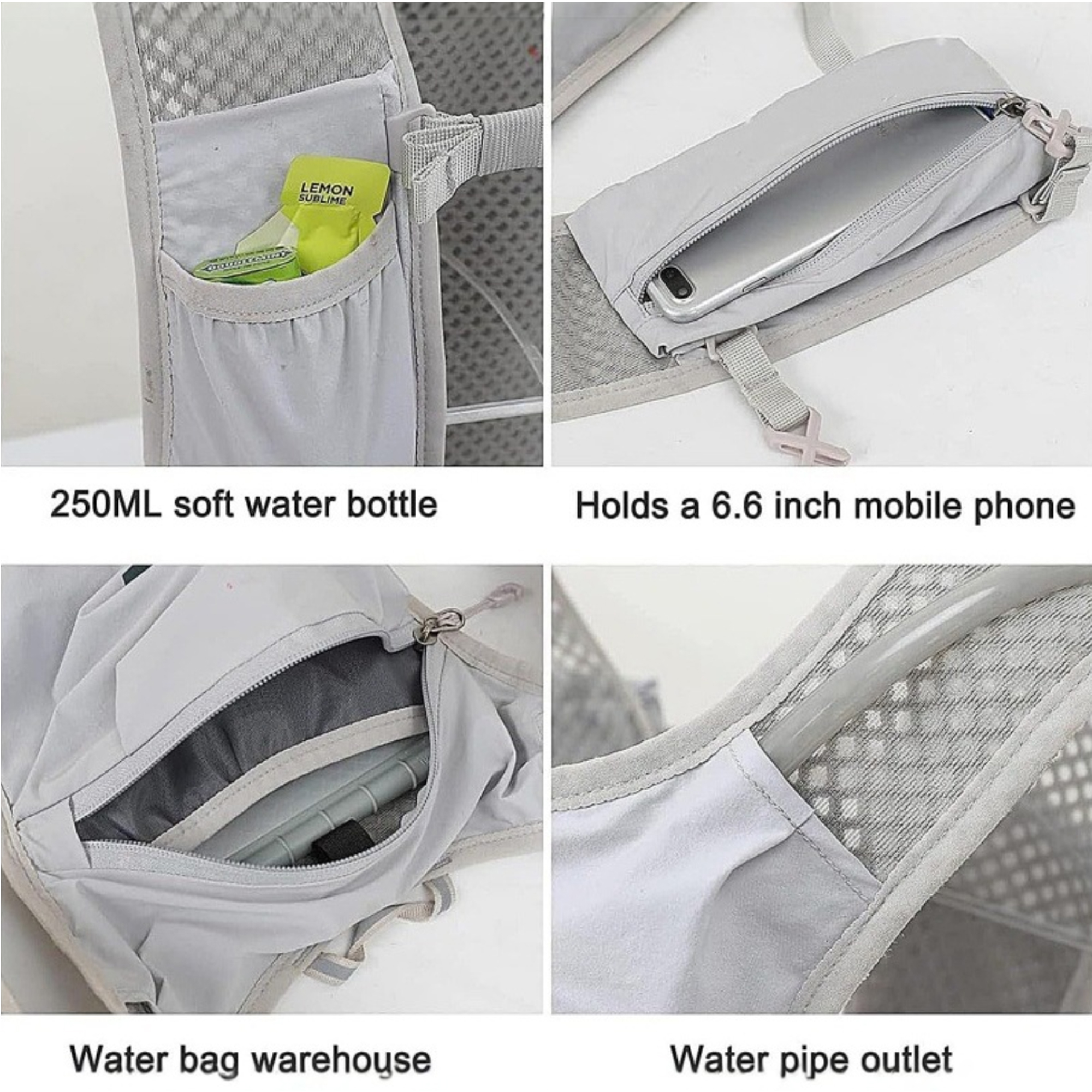Cycling Marathon Water Bag Backpack Sports Vest 3