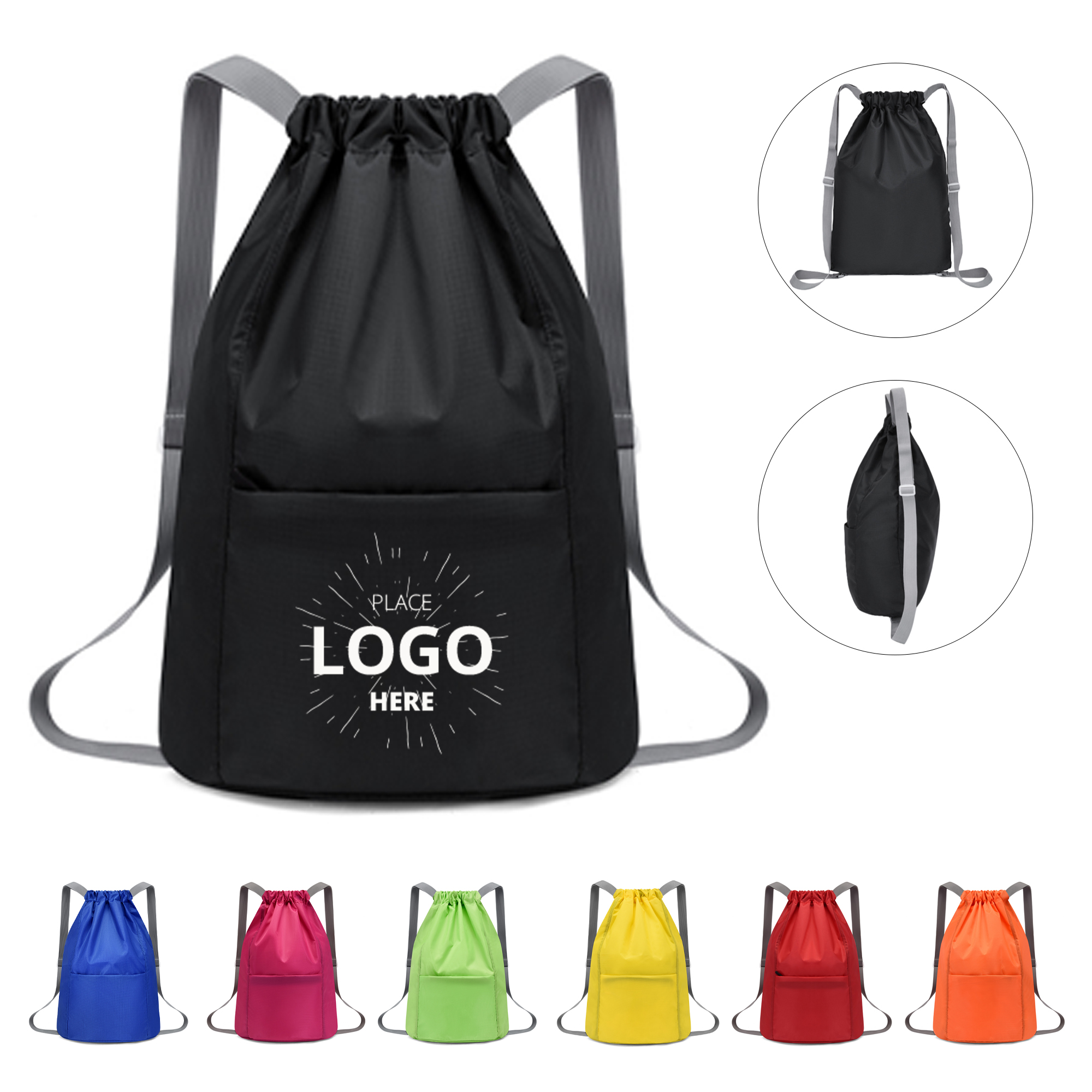 Waterproof Drawstring Backpack 1