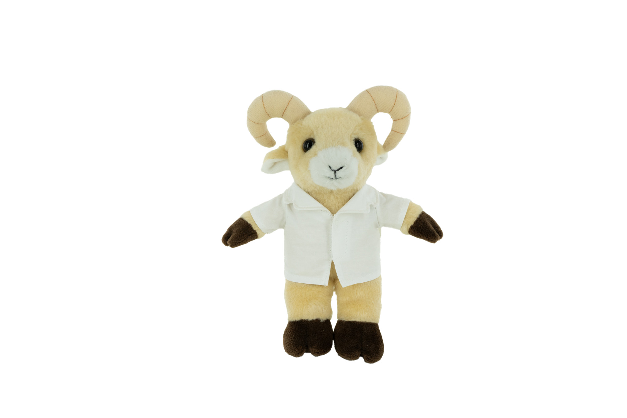 Plush Ram with White Doctor Jacket