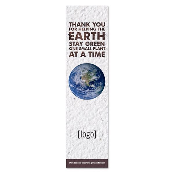 Seed Paper Bookmark 30