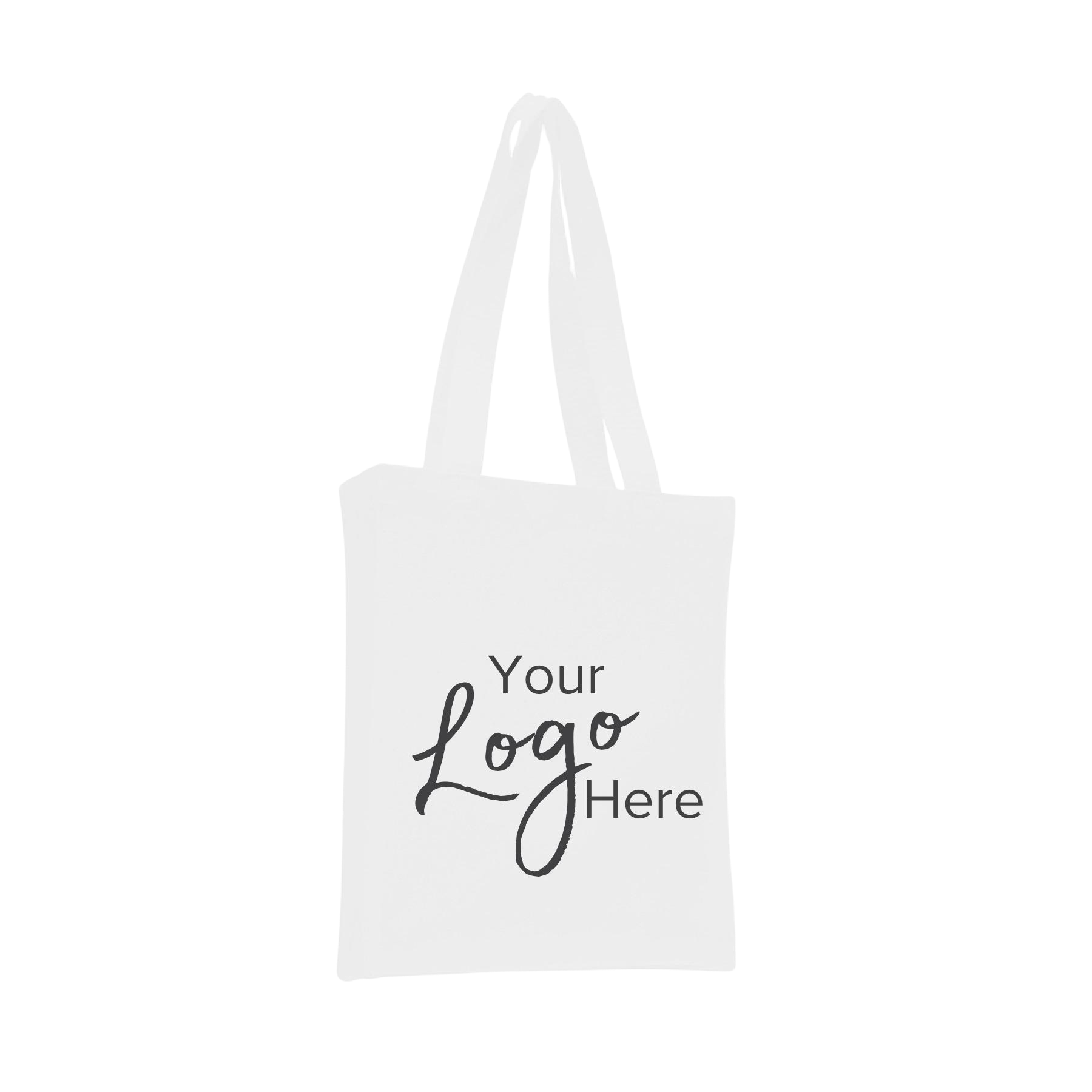 Canvas Book Bag 10" W x 12" H with 3" Gusset, custom tote bag with logo imprint 22