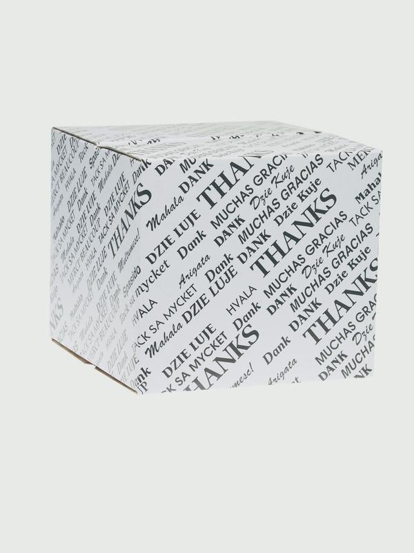 15 oz. Stemless Wine Glass Thank You Set 16