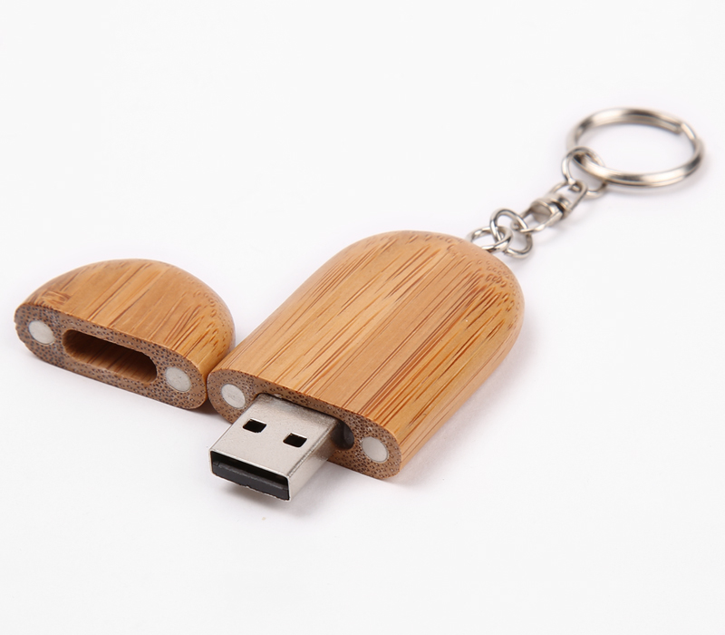 Wooden Racetrack USB Flash Drive with Keyring 15
