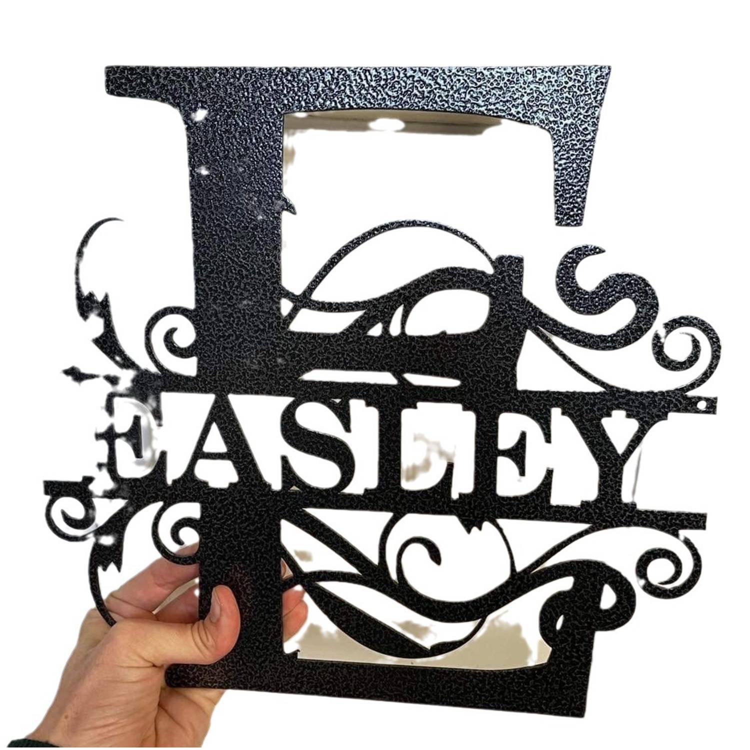 12inch Custom Metal Name Sign 11