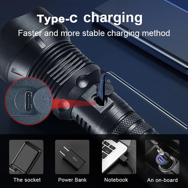 Rechargeable LED Flashlights High Lumens 6