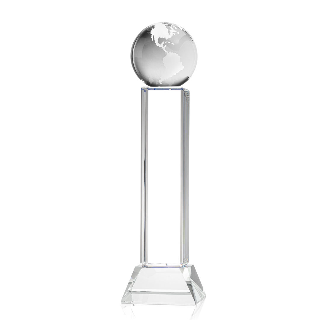 Globe Award on Stowe Base - Clear 13