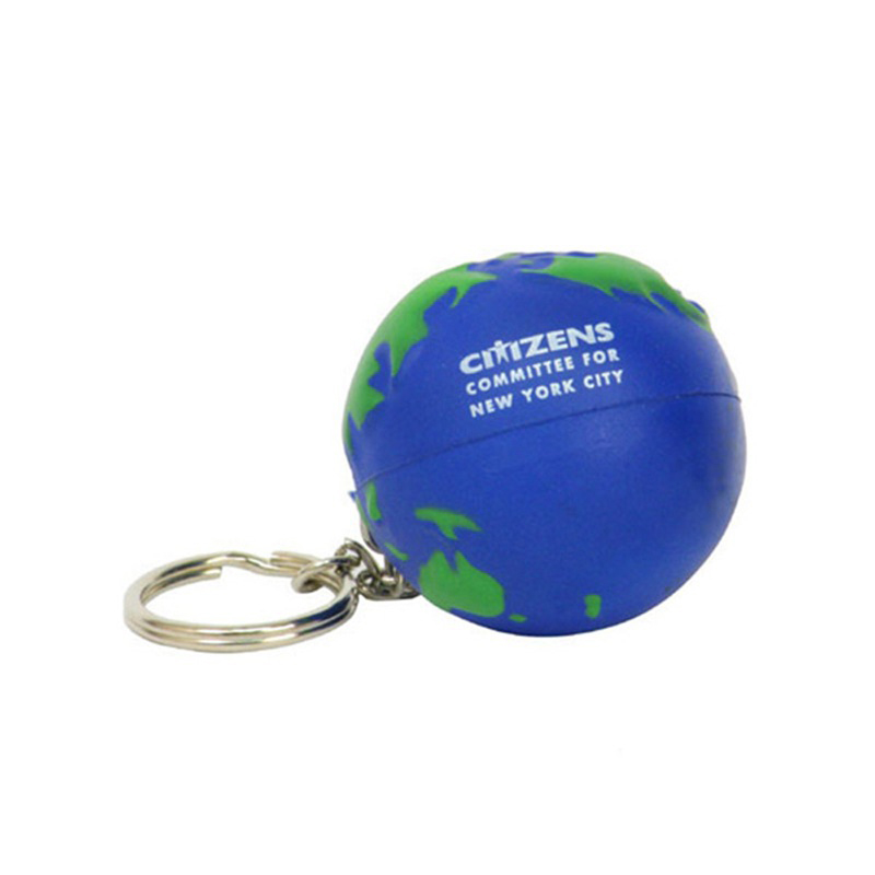 2 in 1 Creative Earth Keychain and Stress Reliever 4