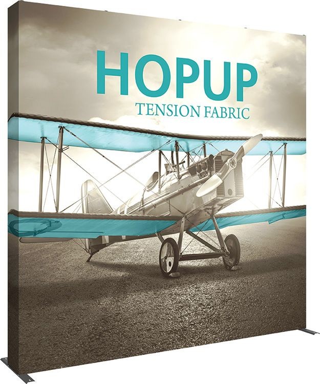 Hopup 10ft Full Height Straight Display & Fitted Graphic