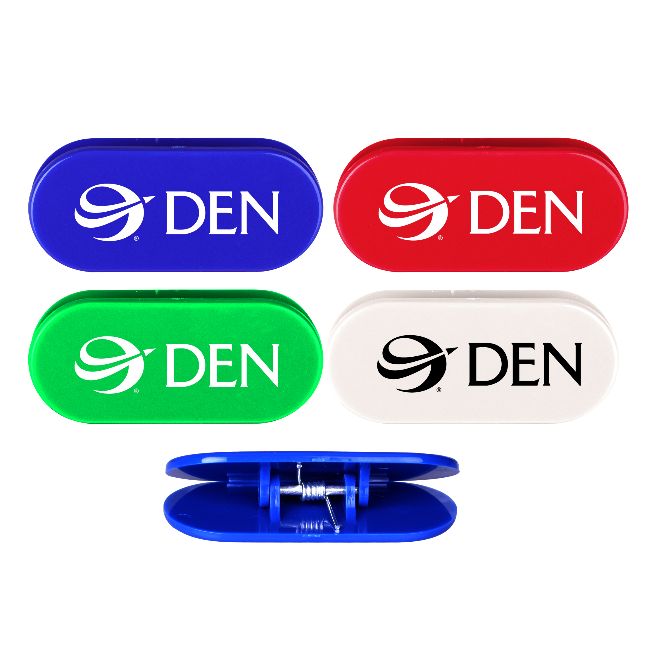 Elite oval shape memo clip holder with strong grip