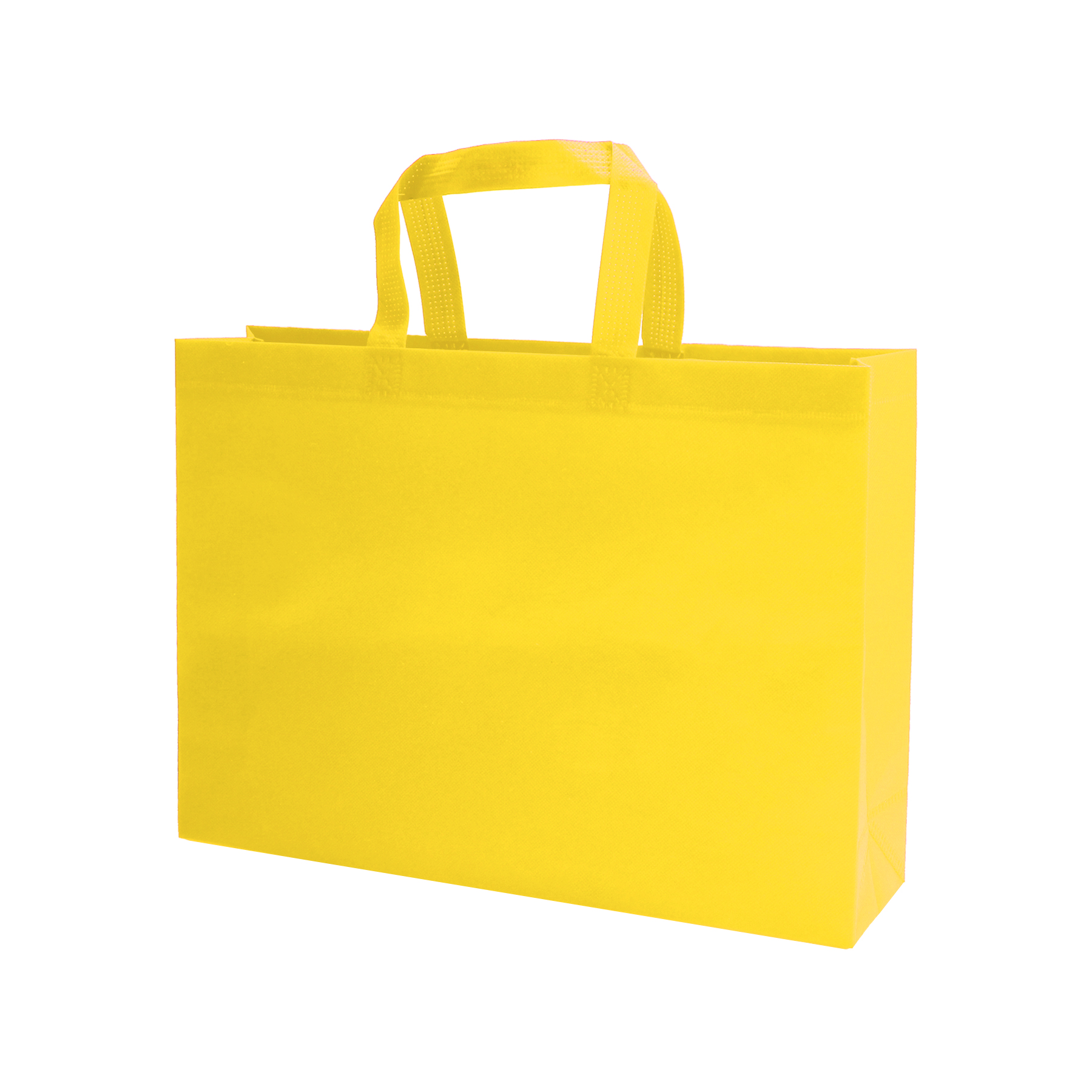Heat Sealed Non-Woven Shopping Tote Bag(16''X12''X4'') 2