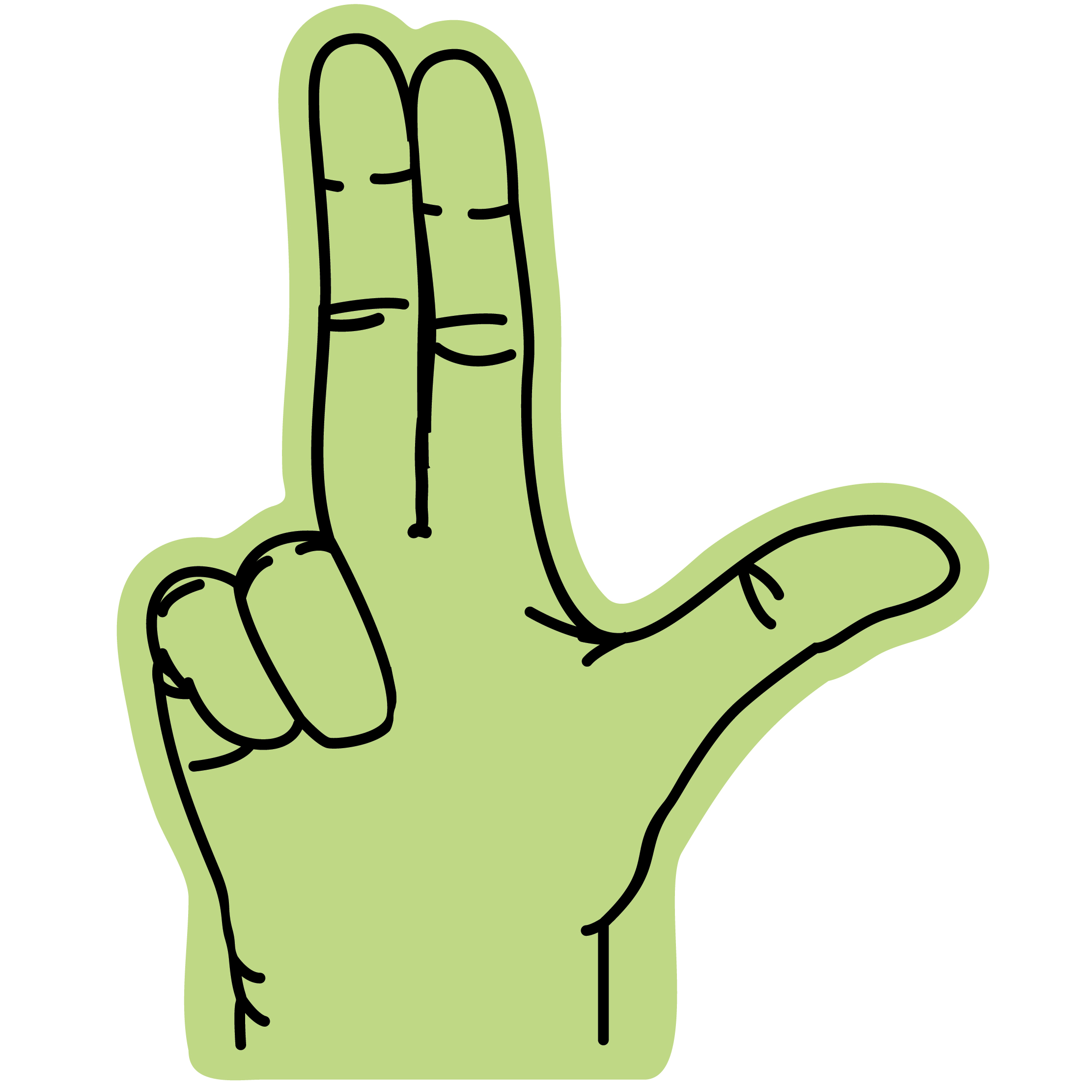 Double Finger Mitt 9