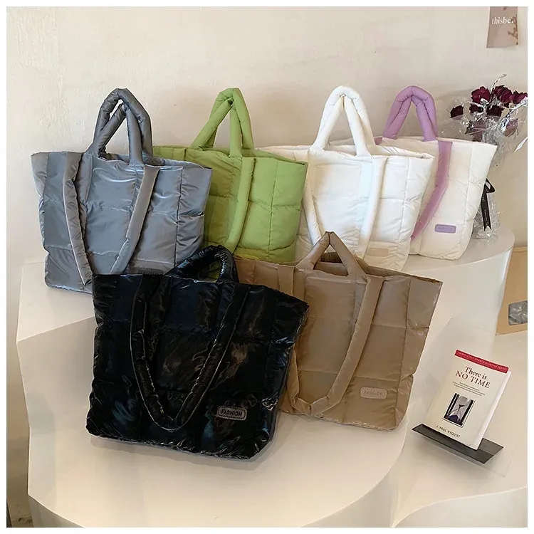 Custom Puffer Tote, custom tote bag with logo imprint 2