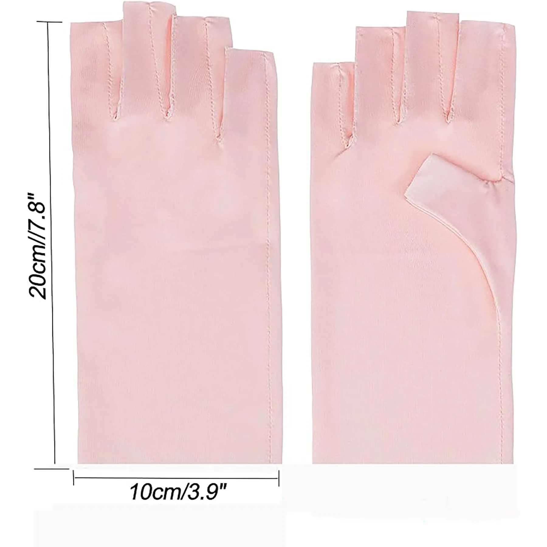 Women Sunblock Fingerless Gloves 10