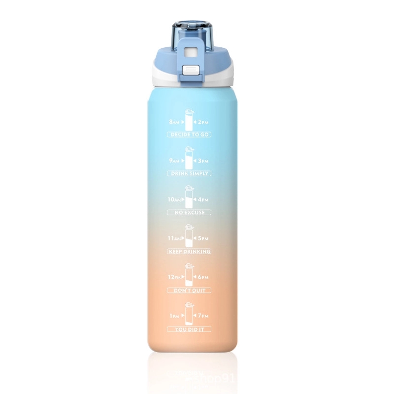 Custom 34 oz PC Material Frosted Water Bottle 3