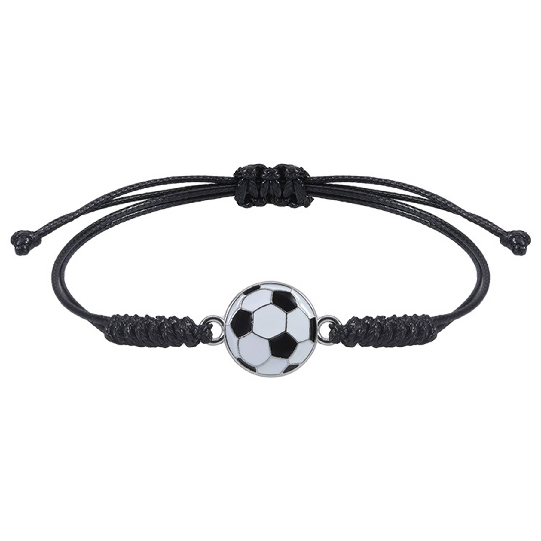 Nickel Braided soccer alloy bracelet 8
