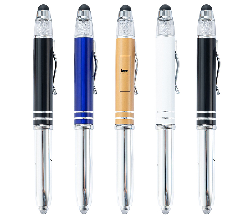 3-in-1 Custom Printed Stylus Pen with LED Light 6