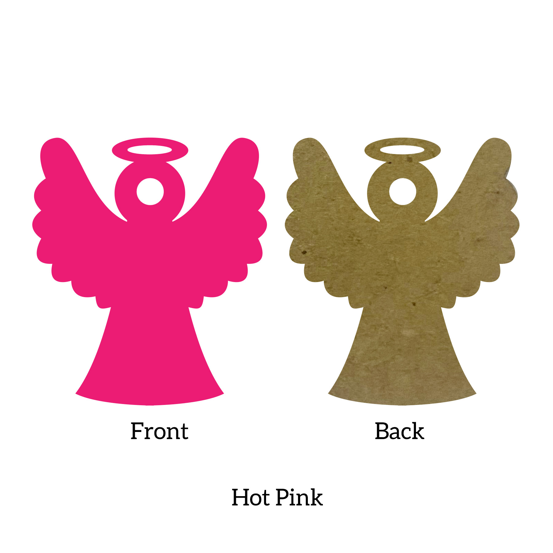 Free Shipping Solid Color Christmas Ornament - Angel 22
