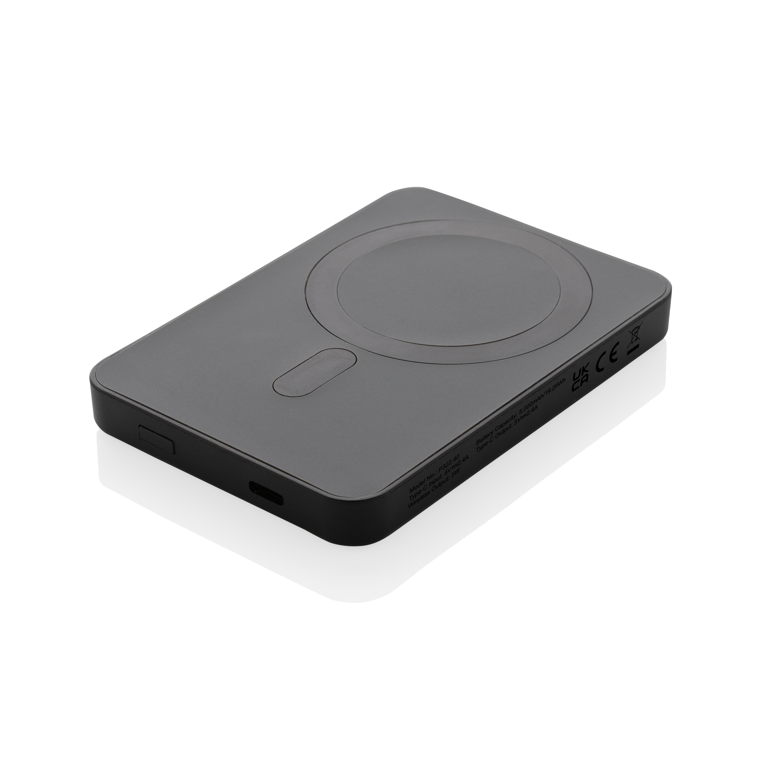Magnetix Recycled Plastic 5000 mAh Magnetic Powerbank 1